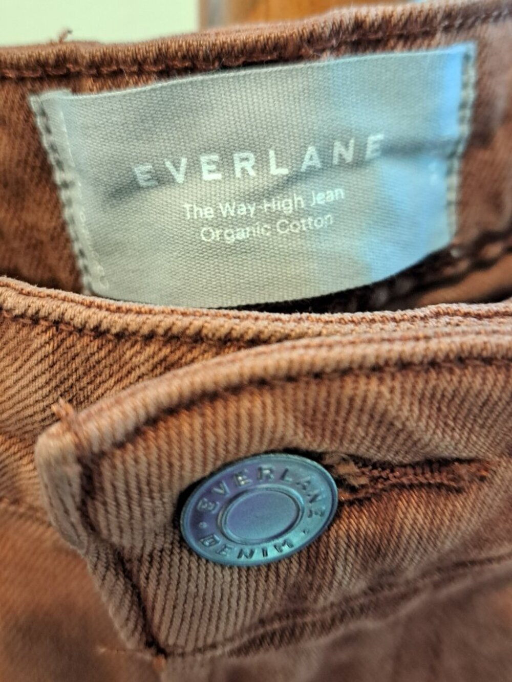 Everlane High Rise Jean Organic Cotton NWT